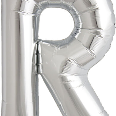 34 Inch  Letter R - Silver