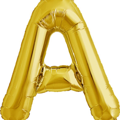 16 Inch  Letter A - Gold
