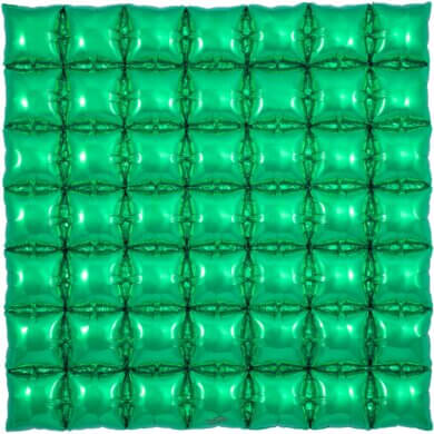 Oaktree 36 inch7x7 Waffle Packaged Foil Balloon - Green