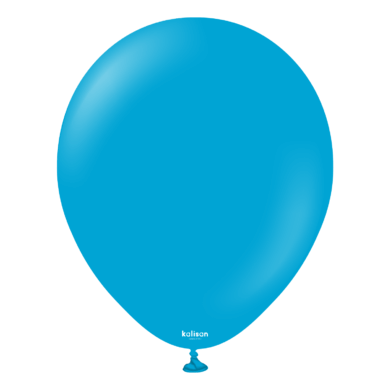Kalisan Standard Caribbean Blue - 18 Inch Balloon 25 Pieces