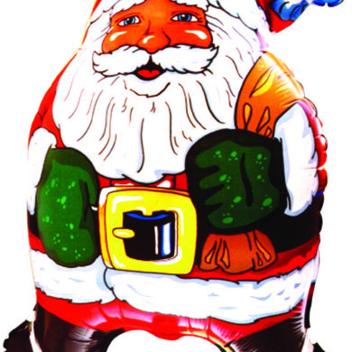 Father Christmas Santa Claus Supershape 28" Foil Balloon