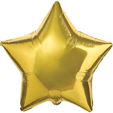 18 Inch Gold Star Foil Balloon