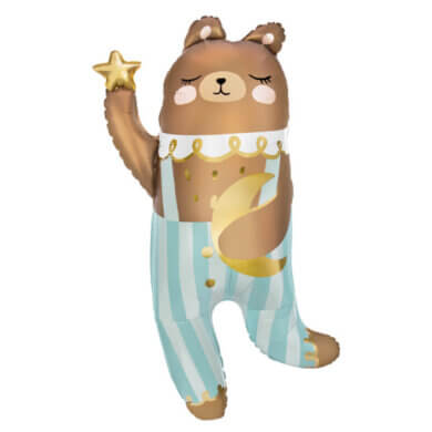 35 inch Dancing Teddy Bear Foil Balloon