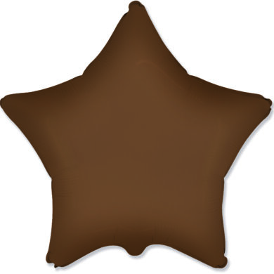 STAR 18 Inch Standard Foil Balloon Matte Choco Brown