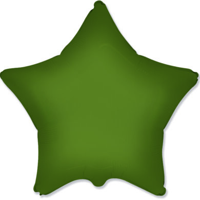 STAR 18 Inch Standard Foil Balloon Matte Olive Green