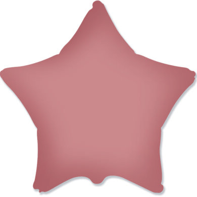 STAR 18 Inch Standard Foil Balloon Matte Vintage Rose