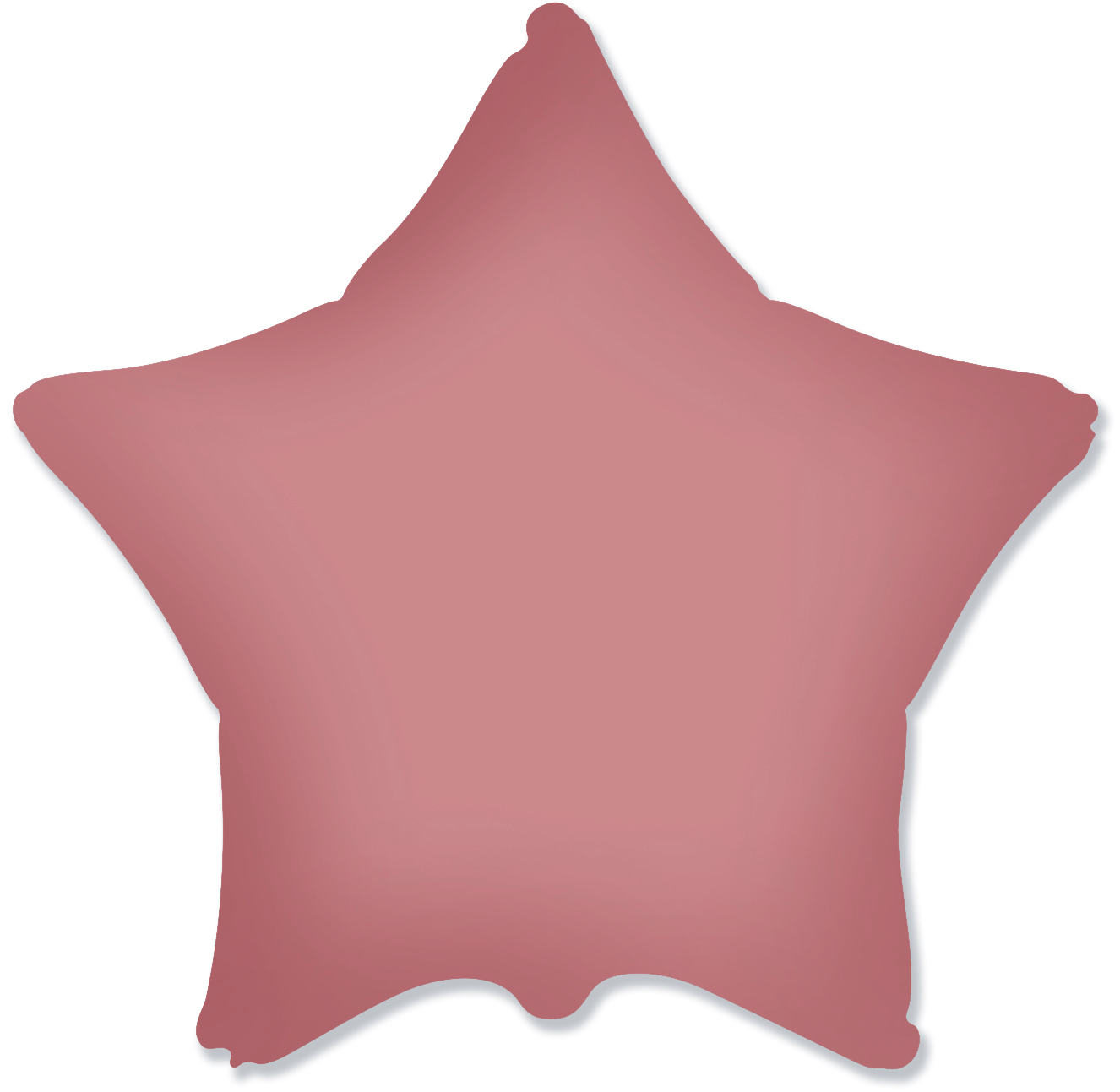STAR 18 Inch Standard Foil Balloon Matte Vintage Rose