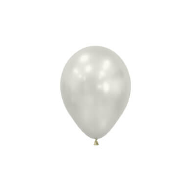 5 Inch Sempertex Silk Oyster White 806 Balloon (50)