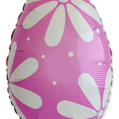 Easter Egg Pink 23 Inch Foil Balloon