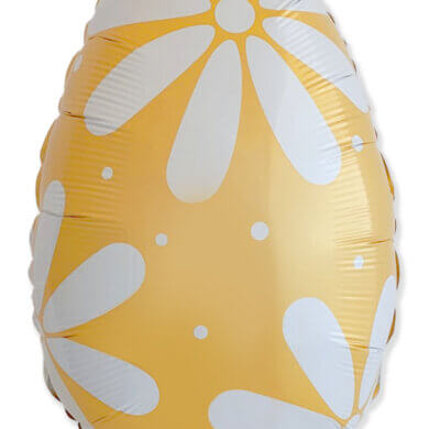 Easter Egg Yellow 23 Inch Foil Balloon