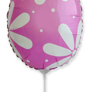 Easter Egg Pink mini 11 Inch Foil Balloon