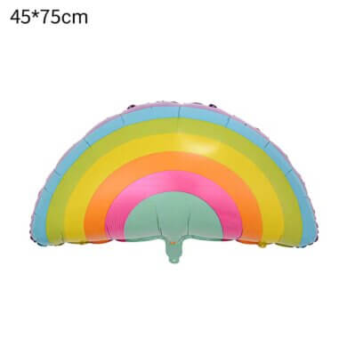 Foil Balloon Shape Pastel Rainbow 28 inches