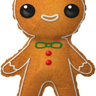 Christmas Gingerbread Man Foil Balloon 39 inch