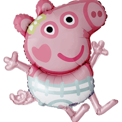 Evie Pig SuperShape Foil Balloon 33 Inch