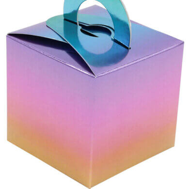 Balloon/Gift Box Weight Ombre Rainbow x 8pcs