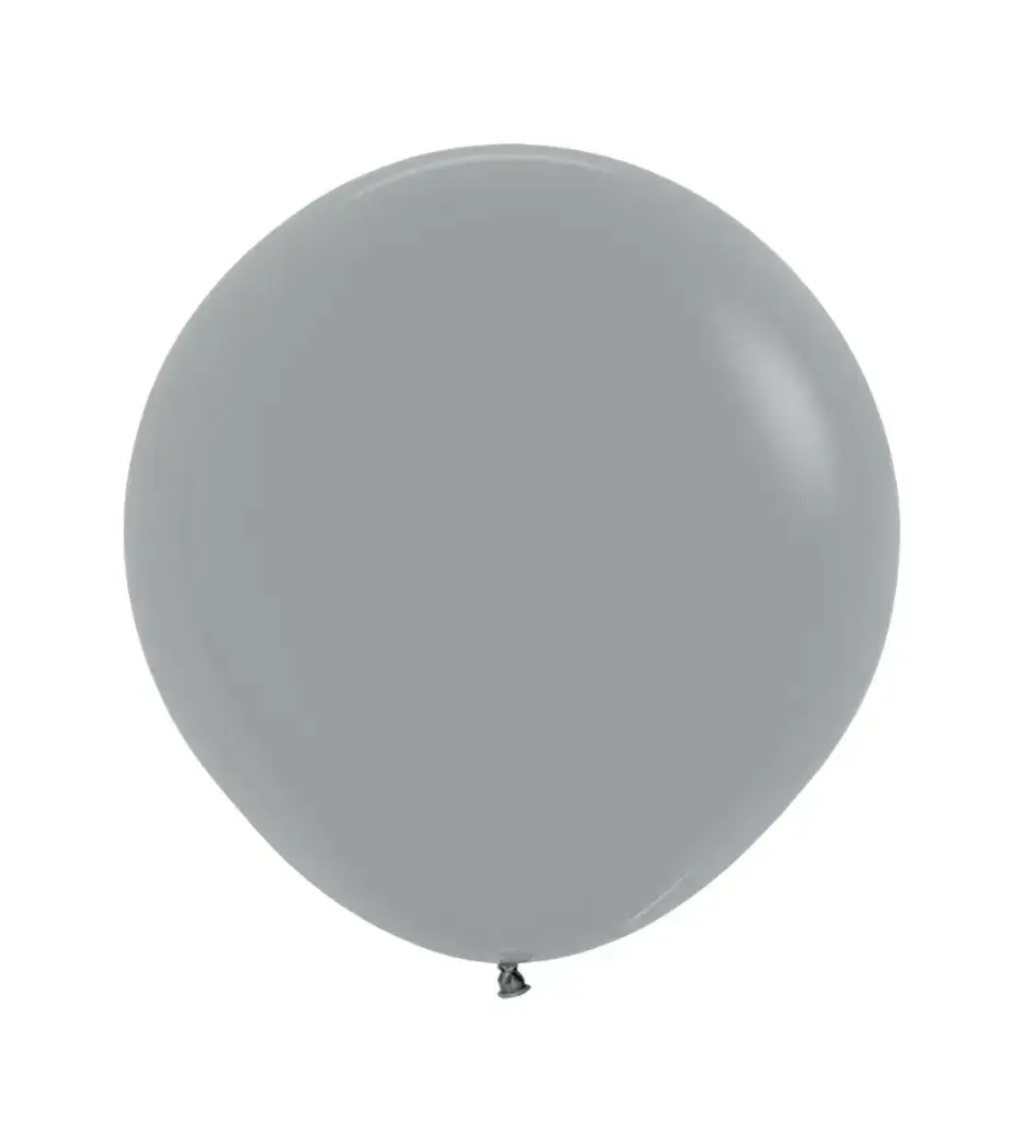 Sempertex 24 Inch Fashion Solid Urban Grey Balloons (3)